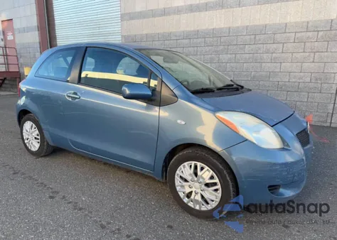2007 Toyota Yaris z USA, uszkodzony, nr VIN JTDJT923475077619